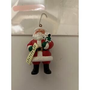 World of Christmas Limited edition 1995 Santa’s list ornament new